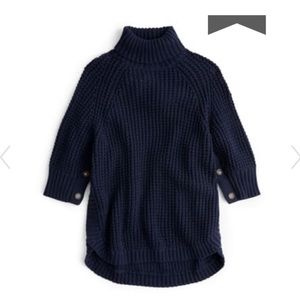 J.Crew chunky knit poncho sweater